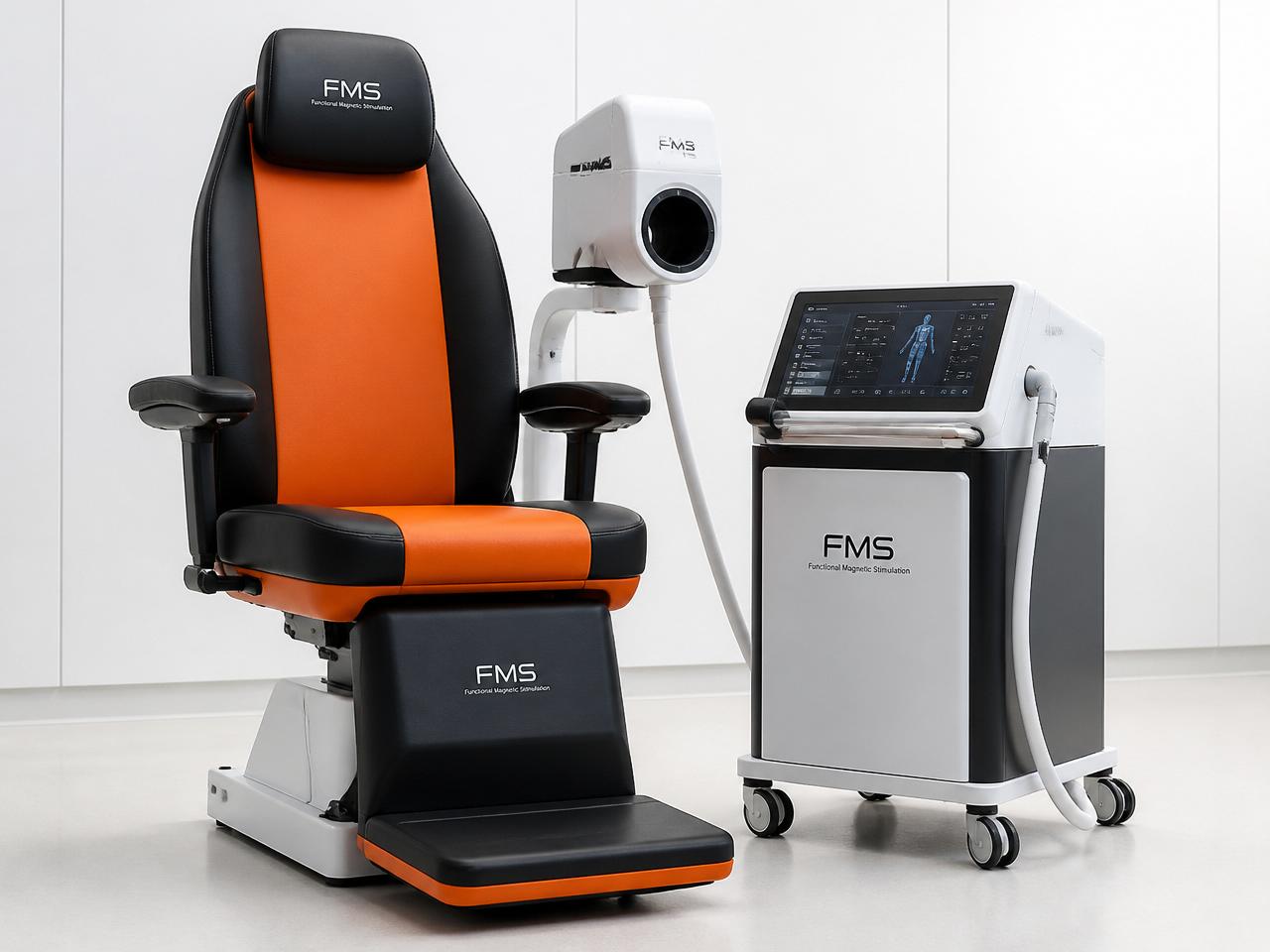Advanced FMS therapy chair with control console